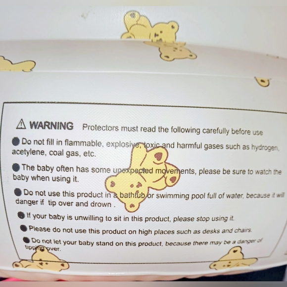 EKEPE Inflatable Baby Seat with Suction Cups~3-36 Months - Picture 6 of 6